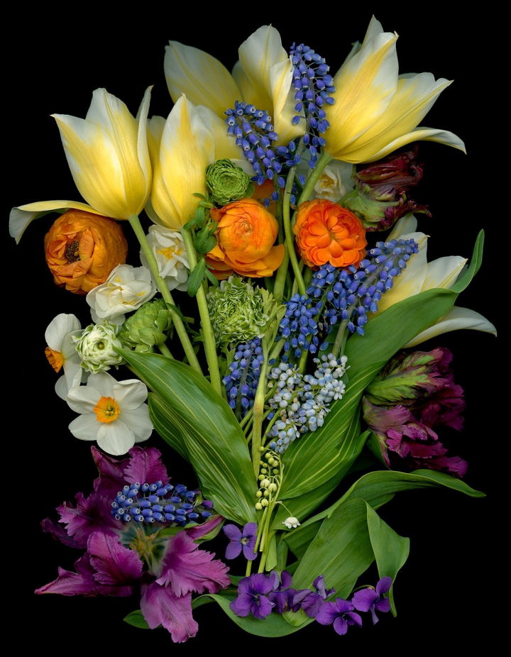Mixed Secondary Colors Bouquet