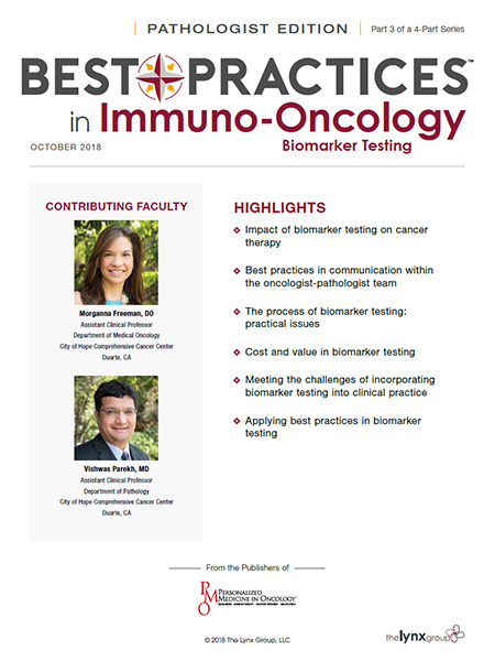 Best Practices in Immuno-Oncology Biomarker Testing – October 2018 | Part 3 of a 4-Part Series
