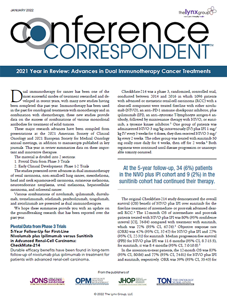 2021 Year in Review: Advances in Dual Immunotherapy Cancer Treatments