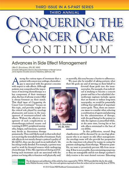 Conquering the Cancer Care Continuum – Series Three: Third Issue