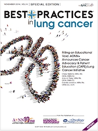 Best Practices in Lung Cancer – November 2019 Vol 10 – Filling an Educational Void