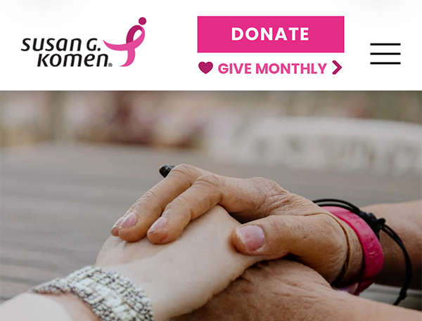 Komen Website