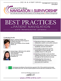 Best Practices in Patient Navigation – Acute Promyelocytic Leukemia Edition
