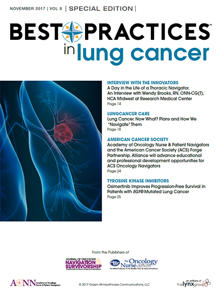 Best Practices in Lung Cancer – November 2017 Vol 8