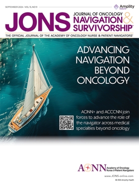 Development of a Cancer Patient Navigation Training Program for the ...